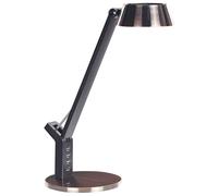 Lampe de Bureau Cuivré en Acier et Synthétique 40 cm à LED et Port USB Chamaeleo [EEK: E]