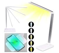 Lampe de bureau DEL lampe de table lampe de lecture dimmable avec charge indu...
