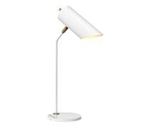 Lampe De Bureau Design LEYRE Blanche H:58cm Lampe De Lecture