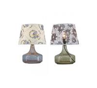 Lampe de bureau DKD Home Decor 28 28 40 5 cm Verre Multicouleur 220 V 50 W 2 Unités