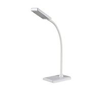 EDM Lampe de bureau Flexo - 400 lm 7W - Blanc polypropylène - 9 x 13 x 33 cm
