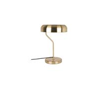 Lampe de bureau en métal or, E27, 1 ampoule, socle circulaire - Dutchbone, Eclipse - 30x30x42 cm
