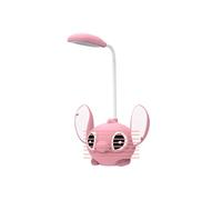 Lampe de Bureau Enfant, Lampe D'étude avec Taille-crayon, Veilleuse Ambiante, Conception de Dessins Animés, Lam-pe de Lecture LED Rechargeable Dimmable pour Enfants, Cadeau d'anniversaire de Noël