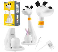 Lampe de bureau enfant LED Chien 3 couleurs réglables Rebelle