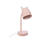Lampe à Poser en Métal "Oreilles" 31cm Rose