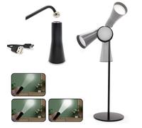 Lampe de bureau fishtec torche batterie rechargeable usb tactile
