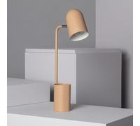 Lampe De Bureau Flex Métal Waal Avec Porte-Crayons Camel