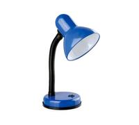 Lampe de bureau flexible bleue