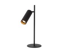 Lampe De Bureau Flexible En Aluminium Noir GU10 H:42 Cm