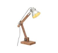 Lampe de Bureau Industrielle Luminaire de Bureau Lampe de Lecture Lampe de Chevet Veilleuse Maison Intérieur Argenté 320551