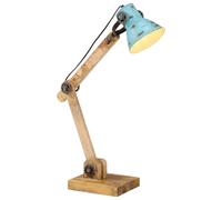 Lampe de Bureau Industrielle Noir Rond E27 Luminaire Lecture Maison vidaXL