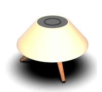 Lampe de bureau KSIX Haut-parleurs bluetooth