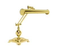 Lampe de bureau laiton massif hauteur 43 cm réglable E14 lampe de banquier lampe de table bureau lampe de piano