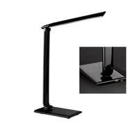 Lampe de bureau Lampe de bureau LED Lampe de bureau, Variable Fonction USB Touch, noir, 1x LED 7W 520Lm 6500K, DxH 35x56cm, WOFI 846901100000