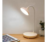 Lampe de bureau, lampe de chevet LED à intensité variable, rechargeable par USB pour protéger les yeux, lampe de nuit pour chambre d'étudiant (abricot)