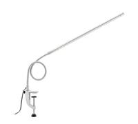 Lampe de Bureau LED, avec Bras Pivotant, 300LM, 3,5W, 6400K, à 48 LEDs, avec Protection des Yeux, Lampe D'architecte de Bureau, de Travail, à Pince, en Métal, Pour la Lecture, la Peinture