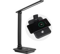 Lampe de bureau LED avec chargeur à induction 9W 3 températures de couleur