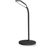 Nedis Lampe de bureau LED 15 W - Variateur tactile - Chargeur sans fil - Noir