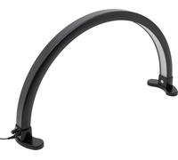 Lampe de bureau LED demi-lune, luminosité de 3600 lumens, température de couleur réglable, noire