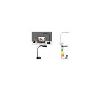 Cep Lampe de bureau Kléo - Led intégrée - 7W - Bras flexible - Variateur d'intensité - Noir