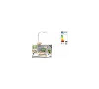 CEP Lampe de bureau LED FLEX Silva, chêne/blanc Blanc G