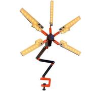 Lampe de bureau LED futuriste, lampe de table scanner Terrian, imprimée en 3D avec télécommande, alimentée par USB, bras mécanique à triple articulation, cadeau idéal pour les enfants