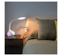 Lampe de bureau LED HP Bluetooth micro intégré blanche