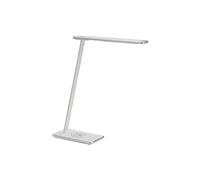 Lampe de bureau Led intégrée Bari - - 13,7 W - Chargeur Qi - Blanc