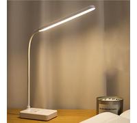Lampe de bureau LED multifonctionnelle Protection des yeux Lampe de lecture LED portable pour la maison, le bureau, la chambre 1901 Double fonction Chargement et branchement