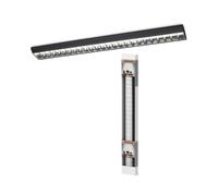 Lampe de bureau LED Office Line Grid Curve, 1,2 m, 40 W, 4 000 lm, 4 000 | Couleur du produit Noir, 4000 Kelvin, 4000 Lumen, 50000 h Durée de vie, IP20, 1-Pack