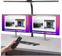 Lampe De Bureau Led Puissante, 24W 80Cm Bureau Pince D'Architecte, 10 Luminosité 10 Températures Couleur, Protection Yeux Ecran Pcavec Télécommande & Usb Pour Travail De Bureau Étude[L412]