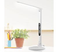 Lampe De Bureau Led Success Avec Horloge, Blanche Blanc