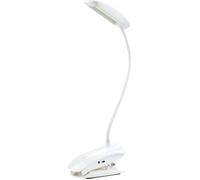Lunartec Lampe de bureau rechargeable à col de cygne LED COB avec pince