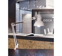 Lampe de bureau MAULstudy, écartement 55 mm, argent