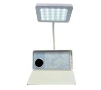 Lampe de bureau multifonctionnelle et nizer - Décoration élégante de bureau pour étude, dortoir, salle de classe, hôtel et bureau - Solution de rangement polyvalente avec lumière LED vive
