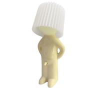 Lampe de bureau Naughty Boy anso, petite lampe créative en plastique d'homme timide, veilleuse, décoration de la maison, cadeau (blanc, moderne, ronde, tactile, LED)