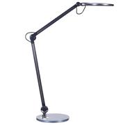 Lampe de Bureau Noire à LED Tactile Intensité Variable Bras Ajustable Eridanus [EEK: D]