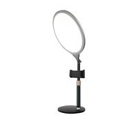 Lampe de bureau - Plein écran plein écran 2700-6500K | Anneau lumineux selfie avec 186 perles de lampe LED | Intensité réglable de 10 % à 99 % pour la vidéo, le streaming, le maquillage, la