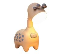Lampe de bureau pour girafe - Jolie veilleuse led rétractable, lampe de table en forme d'animal portable, lueur chaude douce, lumière de chevet alimentée par batterie | Illuminatio