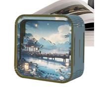 Lampe de bureau puzzle en bois 3D - Kit lampe artisanale éclairée à LED, lumière artisanale puzzle de bureau | Lampe de chevet décorative en bois avec lumière LED, kit lampe artisanale