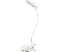 Lunartec Lampe de bureau rechargeable à col de cygne LED COB avec pince