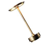 Lampe de bureau rechargeable avec batterie 3000 mAh - Contrôle tactile - 3 températures de couleur - Pour randonnée, dîner, décoration