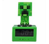Lampe de bureau/réveil Crawler 3D - Hauteur 16 cm - Fonctionne à piles - Décoration pour chambre de gamer - Vert