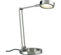 Lampe de bureau Slice LED acier brossé fer G