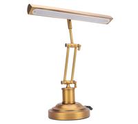Lampe de Bureau Traditionnelle pour Piano Bancaire, Lampe de Bureau Inclinée Réglable, intensité à 3 Vitesses, Tête de Lampe de 14 Pouces, pour Lire, (Prise UE, 100-240V)