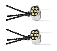 Lampe de caméra de sécurité simulée avec panneau solaire et détection du corps humain pour garage, entrepôt, protection périmétrique, lampe de clôture solaire avec transducteur de mouvement