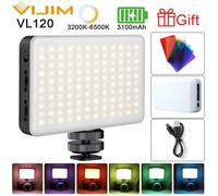 Lampe de caméra LED VIJIM VL 120 RGB avec panneau lumineux bicolore 3200-6500K