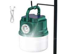 Lampe de camping à énergie solaire, lampe de tente imperméable portable, lampe de poche portable à énergie solaire pour la randonnée, le jardin et la décoration de la maison