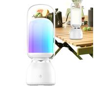 Lampe de camping avec haut-parleur | Lampe de tente de camping avec haut-parleur, lampe d'ambiance portable avec 3 réglages de luminosité pour jardin, terrasse, porche, arrière-cour extérieur et
