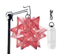 Lampe de camping en étoile, étoile de lumière du camp portable - Lamping de camping étanche Lights Polar Star Tent Lights,Éclairage ambiant, ornement de matériel de camp portable pour patio extérieur,